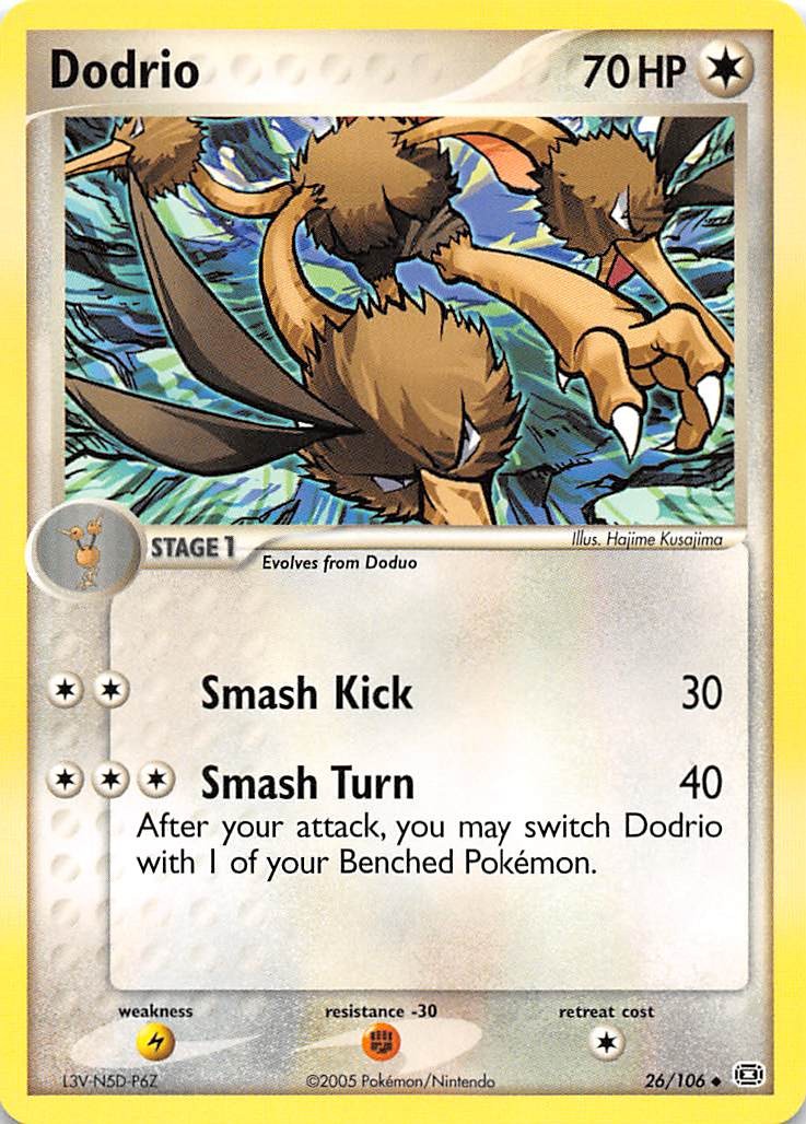 Dodrio 26/106 Uncommon Emerald Pokemon NM 001863