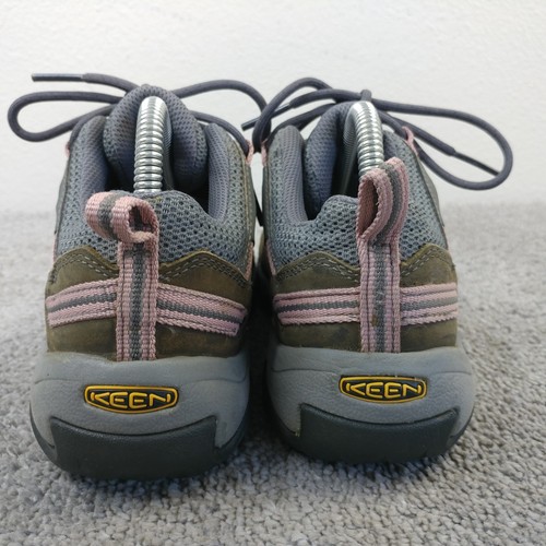 Keen Steens Womens Size 7 Boots Mid Leather Waterproof Hiking NO INSOLES - Picture 9 of 12