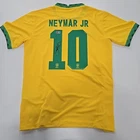 Autographed/Signed Neymar Jr. Brazil Soccer Futbol Jersey Beckett BAS COA