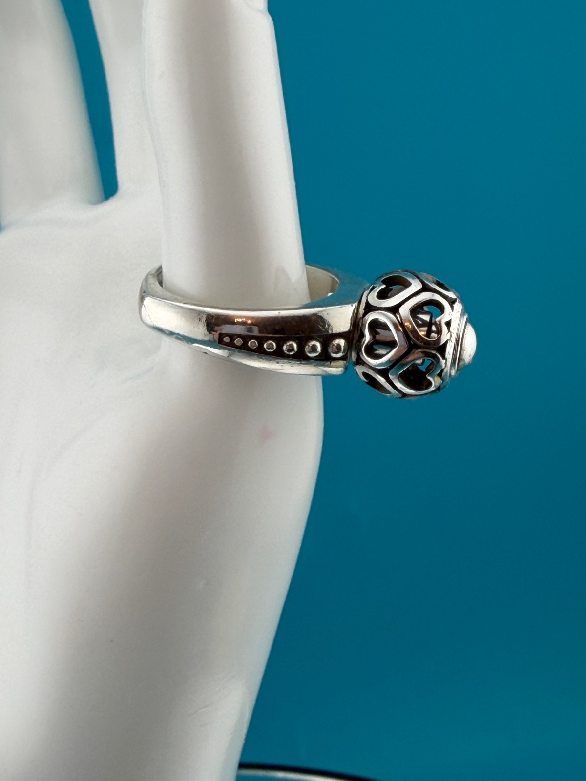 Brighton Ring Margot Interchangeable Bead Twist S… - image 2