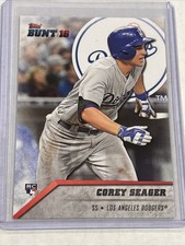 2016 Topps Bunt Baseball Corey Seager RC Card #15 Rookie Los Angeles Dodgers