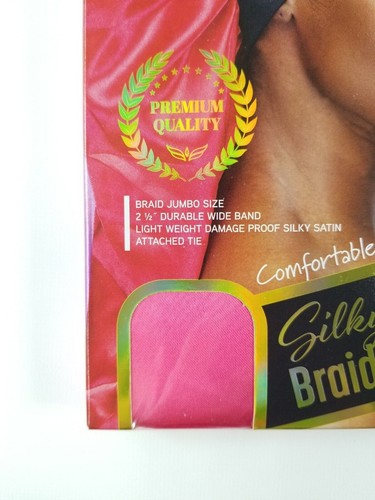 Magic Wide Band Silky Satin Hair Braid Bonnet Cap Jumbo - Bild 14 von 41