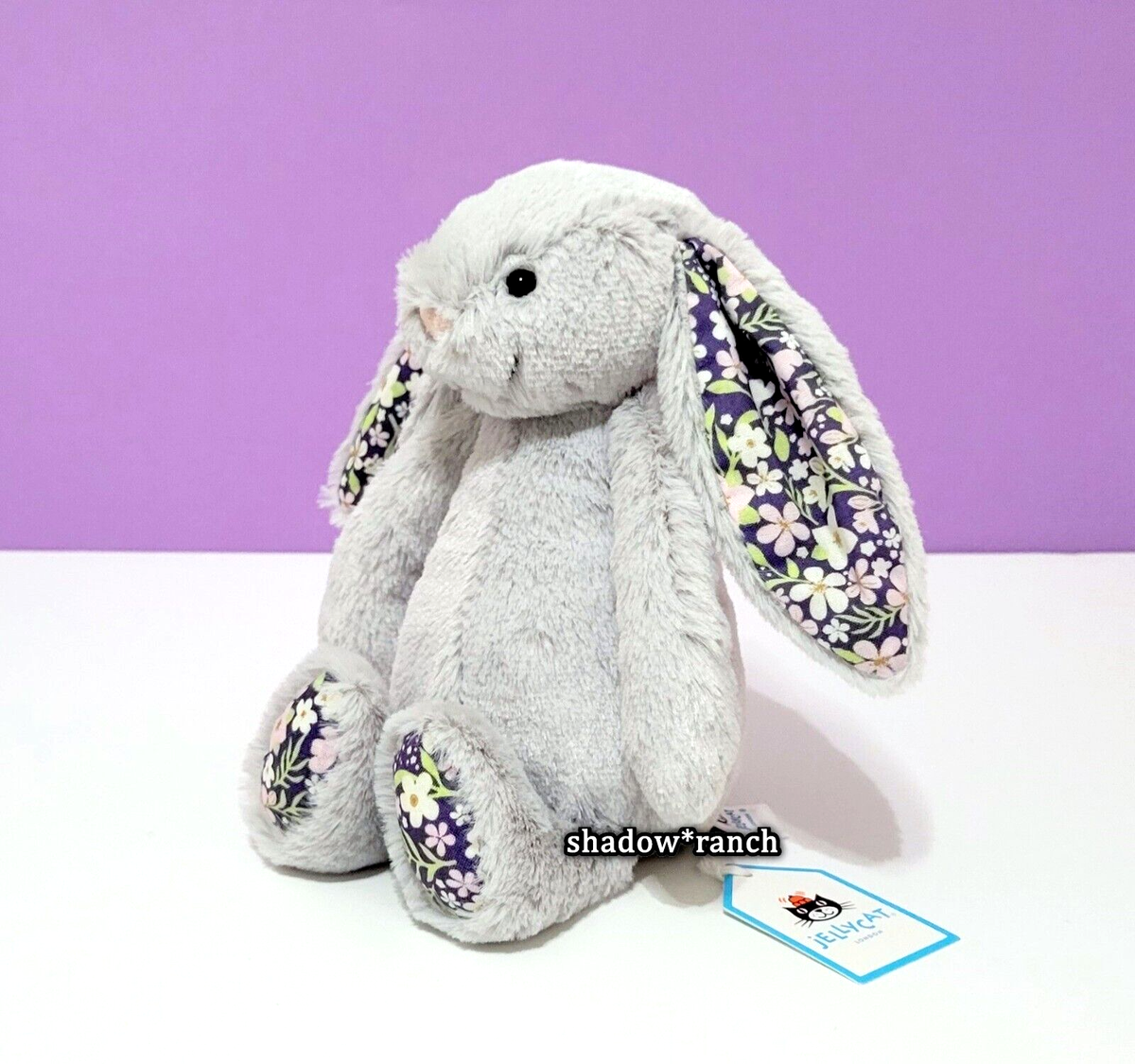 Jellycat BLOSSOM SILVER BUNNY BLOOM - Small 8