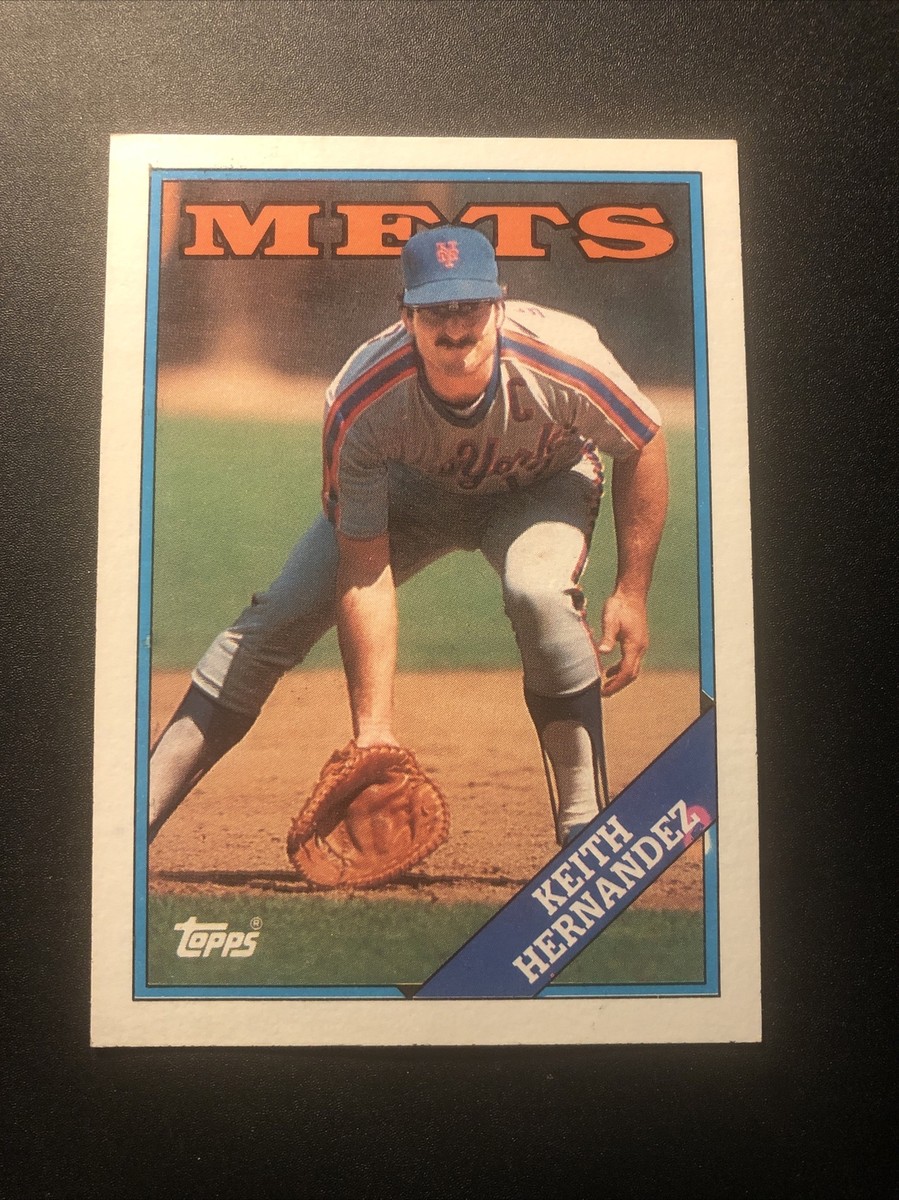 1988 Topps - #610 Keith Hernandez Misprint Error 1 Of A Kind Mint