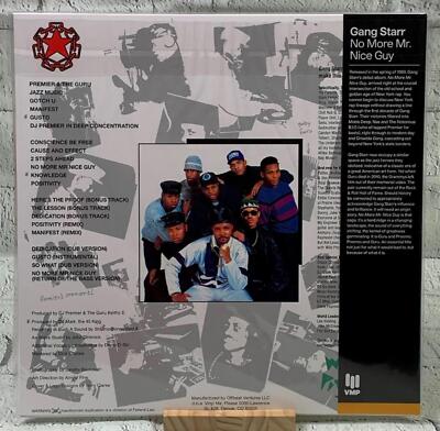Gang Starr No More Mr Nice Guy 2 LP 33 RPM Red White Vinyl Me