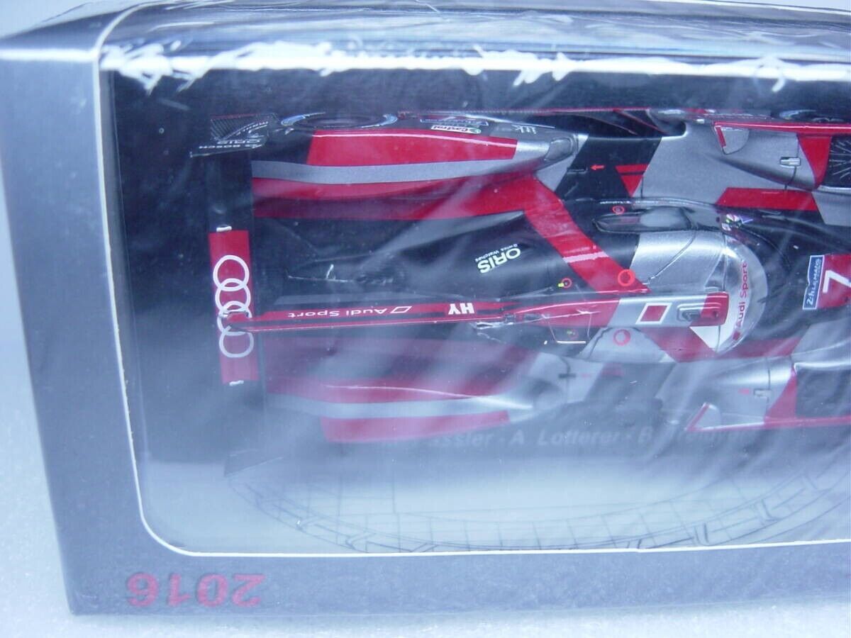 Spark 1/43 Audi R18 Hy Sport Team Joest 4Th Le Mans 2016 #7 Spark 1/43 Audi R18 Hy Sport Team Joest 4Th Le Mans 2016 #7