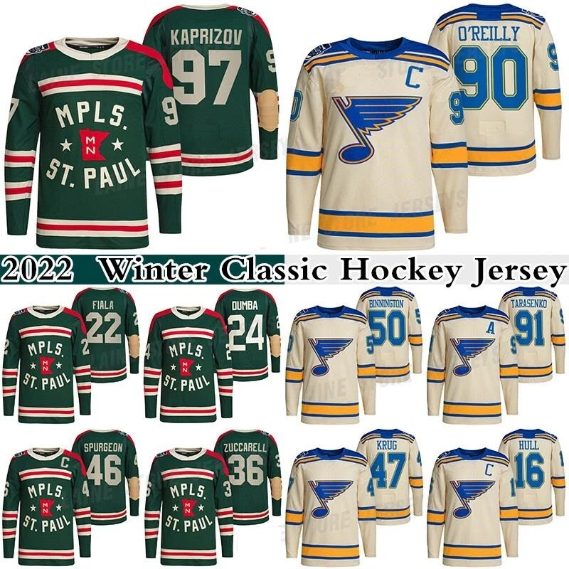 Men's Green Minnesota Wild 2022 Winter Classic Jersey Jersey - Bluefink