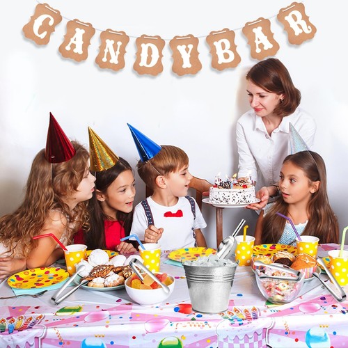 Candy Bar Zubehör Candy Bar Deko Set Enthält 6 Zuckerzange 2 Schaufeln und 1 ... - Bild 6 von 7