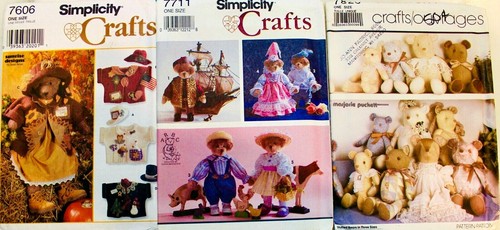 U PICK! TEDDY BEAR & CARE BEAR Sewing Patterns UC - Picture 5 of 58