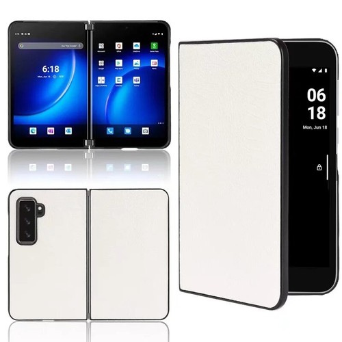 Case For Microsoft Surface Duo 2 Luxury Leather Crocodile Pattern Shockproof - Photo 7 sur 26