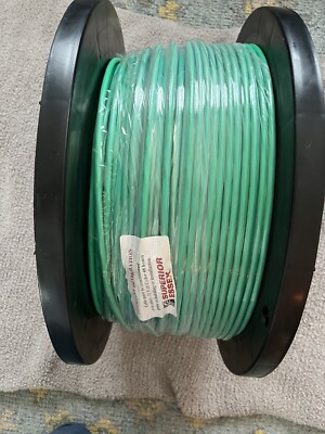 CAT6A, 4 Pair 23 AWG, ethernet cable 1000ft, 10 Gain, Green,CMP
