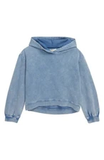  TUCKER + TATE Girls High Low Hoodie Girls Blue Sz 7/8