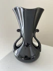 RED WING (Possible) | POTTERY BLACK GLAZE 2 HANDLES VASE 505 | See Description