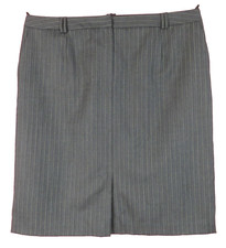 SK18597- TALBOTS Women's Wool Straight Pencil Skirt Pocket Pin Striped Size 18