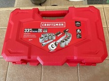 Craftsman 32 Piece 3/8” Drive Mechanics Socket Set WITH CASE CMMT12013