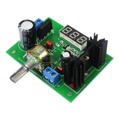 LM317 AC/DC Adjustable Voltage Regulator Step-down Power Supply LED Display
