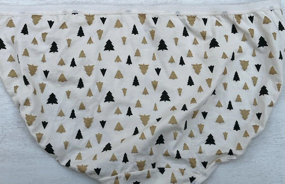 3x Bragas Ambrielle Algodón Orgánico Dorado Brillo Pino Nuevas con Etiquetas Foto 2 de 4