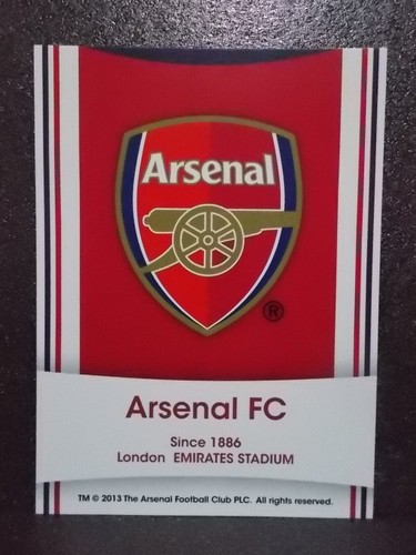 Panini WCCF Badge Check List Arsenal - Picture 10 of 17