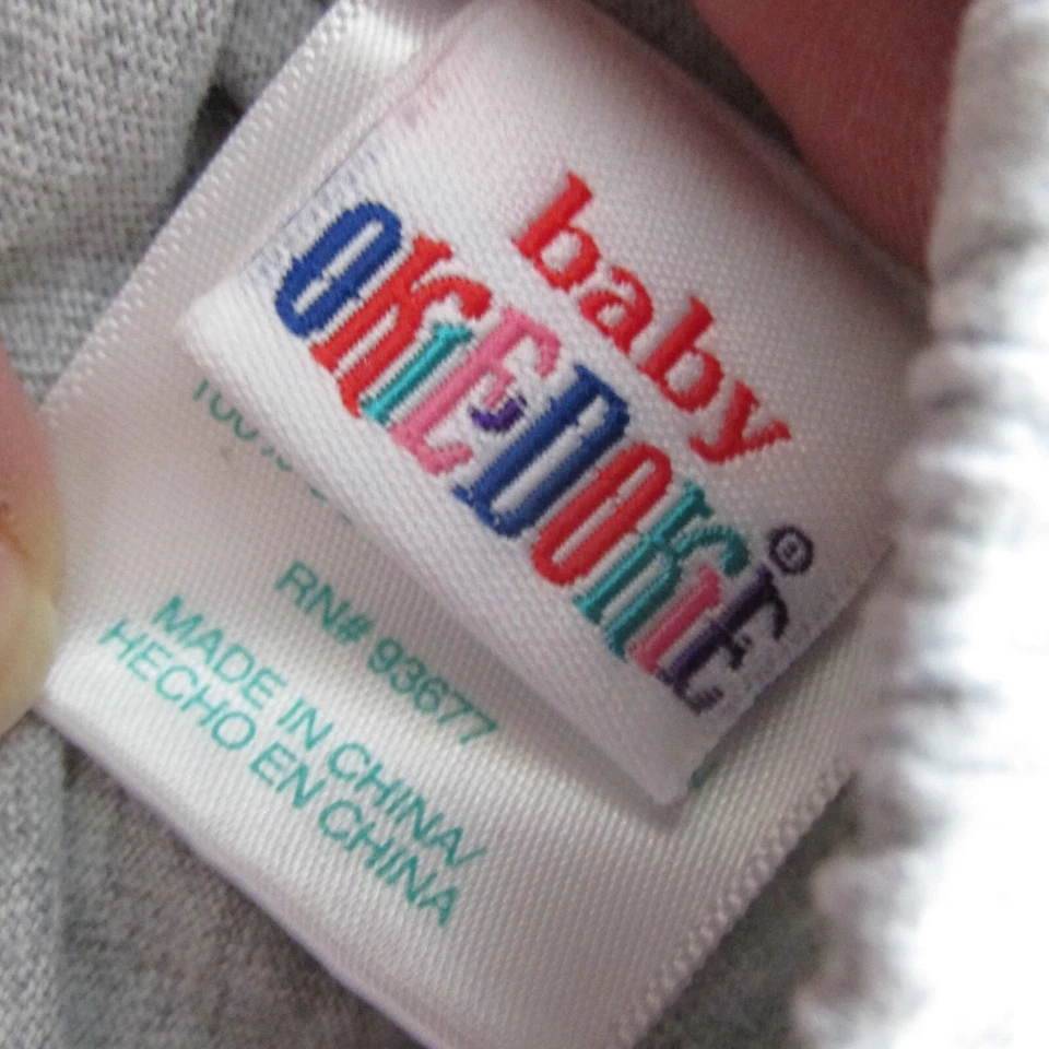 Pantalones deportivos elásticos grises talla 3-6M Okie Dokie Foto 2 de 4