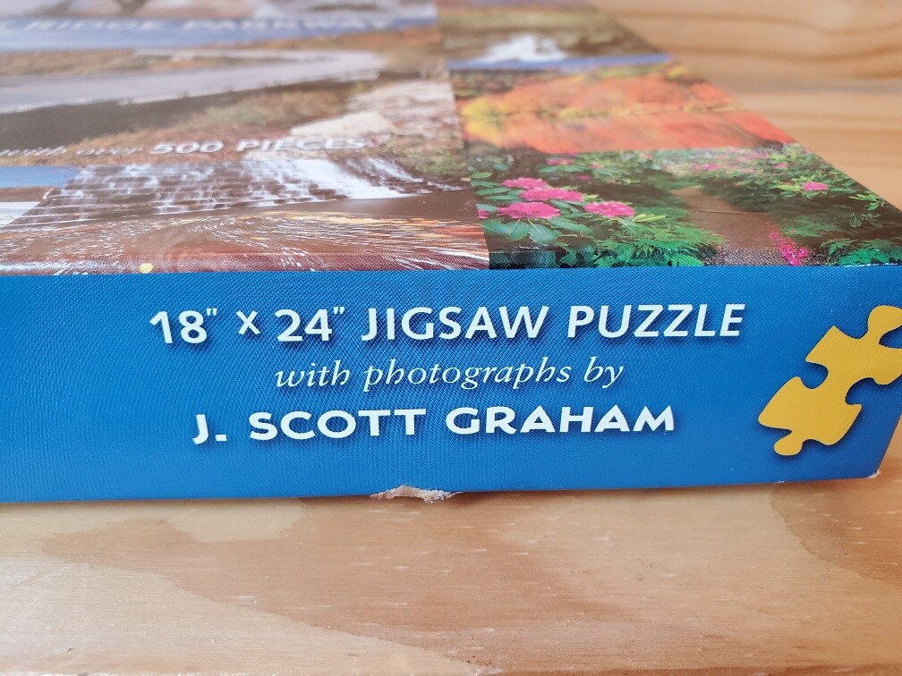 Set of 3 Jigsaw Puzzles J Scott Graham Blue Ridge Parkway & Great Smoky