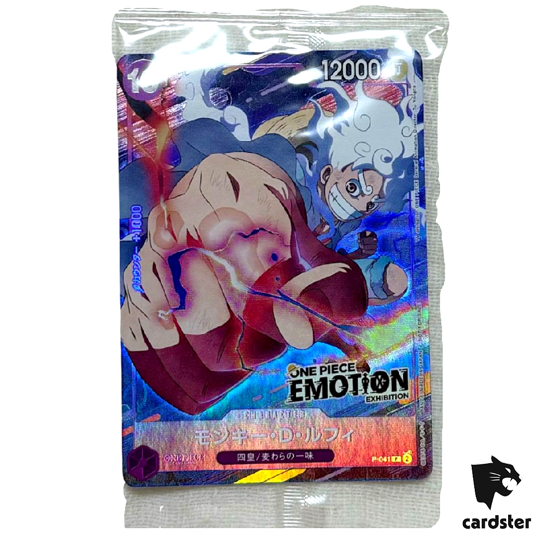 SEALED] Monkey D Luffy P P-041 [Emotion Exhibition] PROMO One
