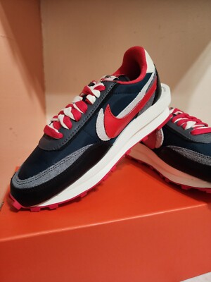 Men's Size 5 Nike Sacai Undercover LDWaffle SU Midnight Spruce Red