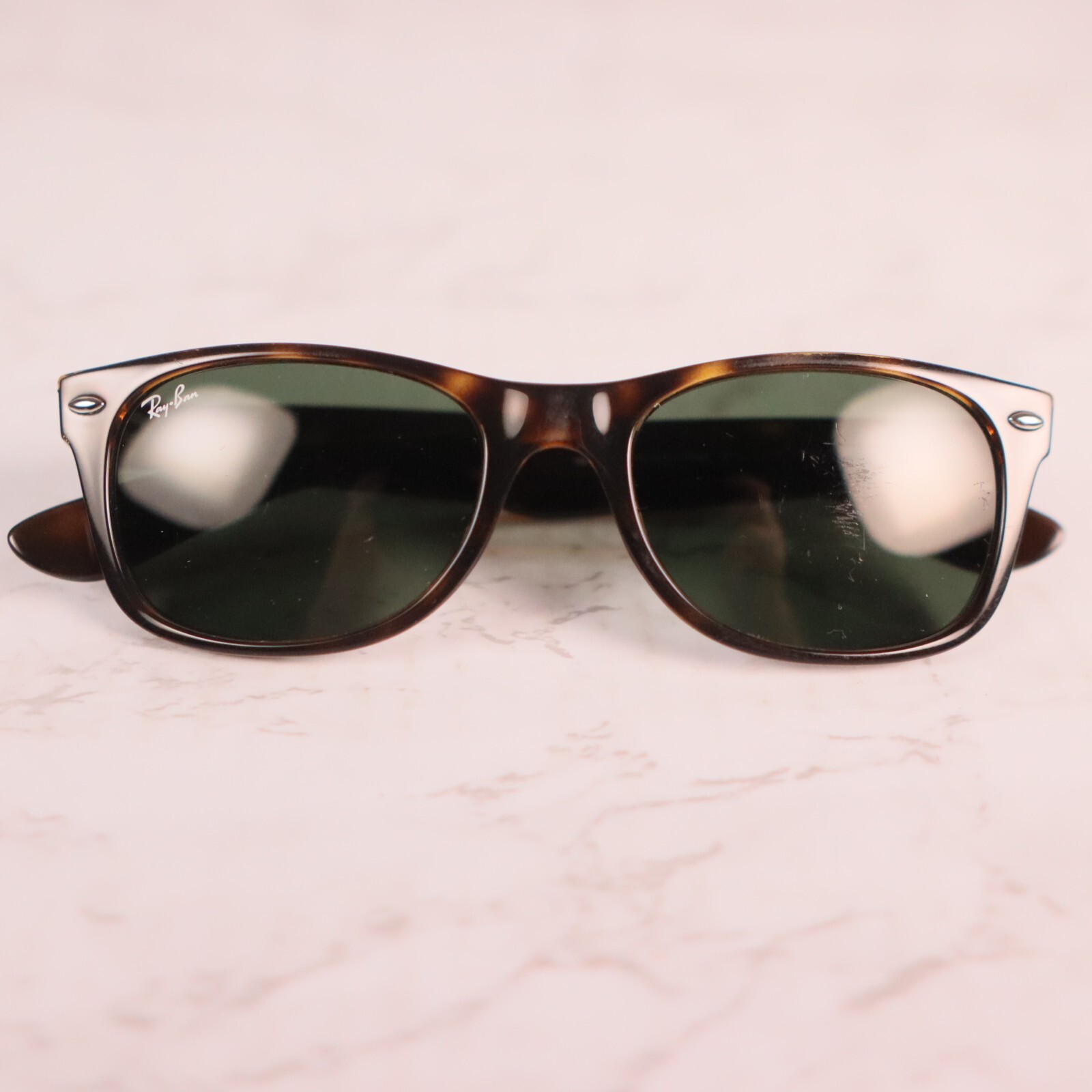 Ray-Ban New Wayfarer RB2132 902 Polished Tortoise Square Sunglass FRAMES ONLY