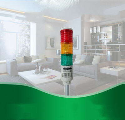1PC NEW 4-layer lamp post 24V always bright, four-color warning light