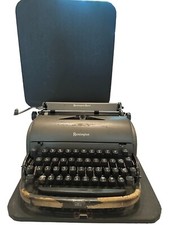 Vintage Remington Rand Portable Manual Typewriter  w/Case thumbnail