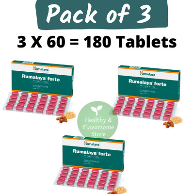 Himalaya Rumalaya Forte Tablette für Knochen- und Gelenkgesundheit 3 Boxen...