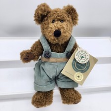 Boyds Bears Plush Collectible 20th Anniversary Corduroy Overalls Weighted
