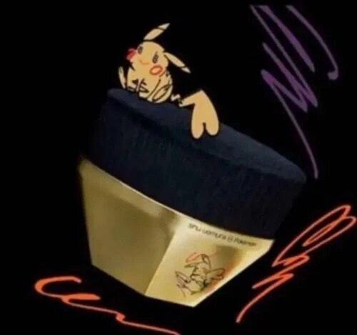 Cepillo Base Shu Uemura Pokemon Pikachu Petal 55 Limitado ¡NUEVO EN CAJA NUEVO! Foto 4 de 4