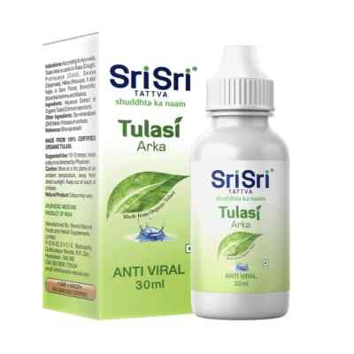Sri Sri Tattva Tulasi Arka (2 X 30ml) with Free Shipping
