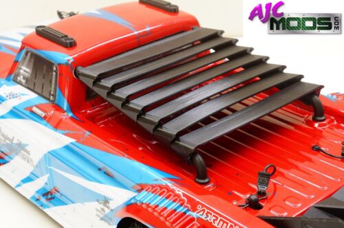 Upgrade Rear Bed Louvers For Arrma 1/8 Infraction 3s & Mega RC Truck Muscle Car - Afbeelding 1 van 17