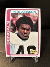 1978 Topps Football Pete Johnson Cincinnati Bengals #434
