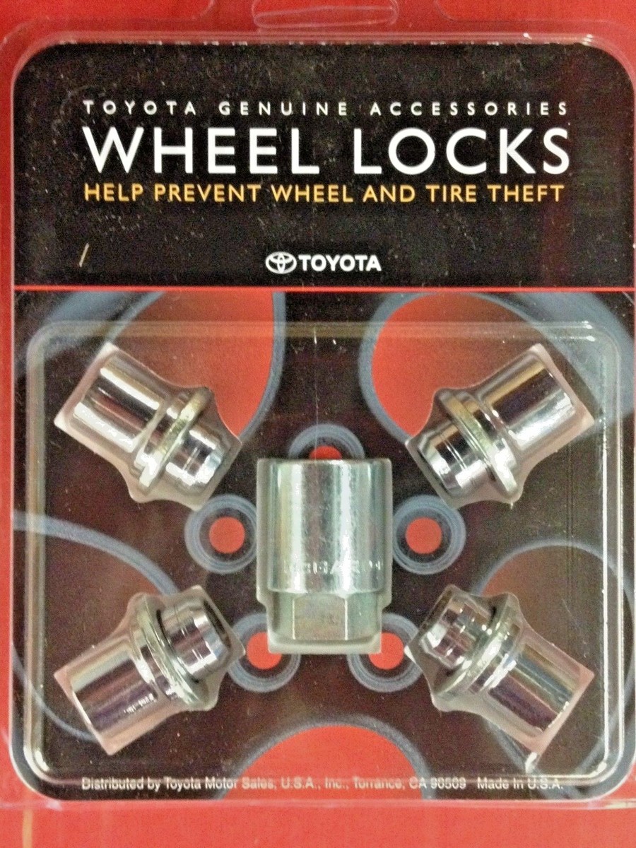 Toyota Alloy Wheel Lock Set 00276-00900 Genuine Toyota Accessory