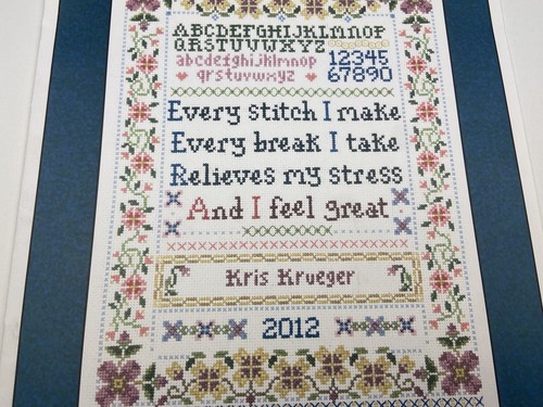 Imaginating Every Stitch Sampler Counted Cross Stitch Pattern 8P - Picture 2 of 3