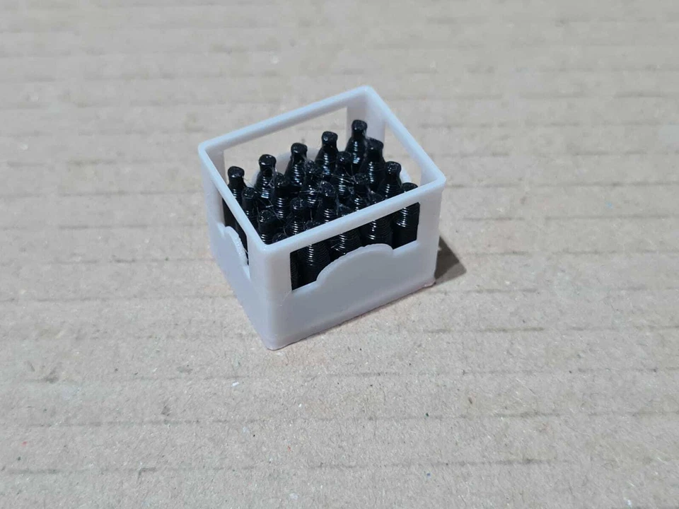 1:14 Plastic Stackable Beer Crates RC Load Tamiya Truck scale 6 pack Diorama - image 4 of 4