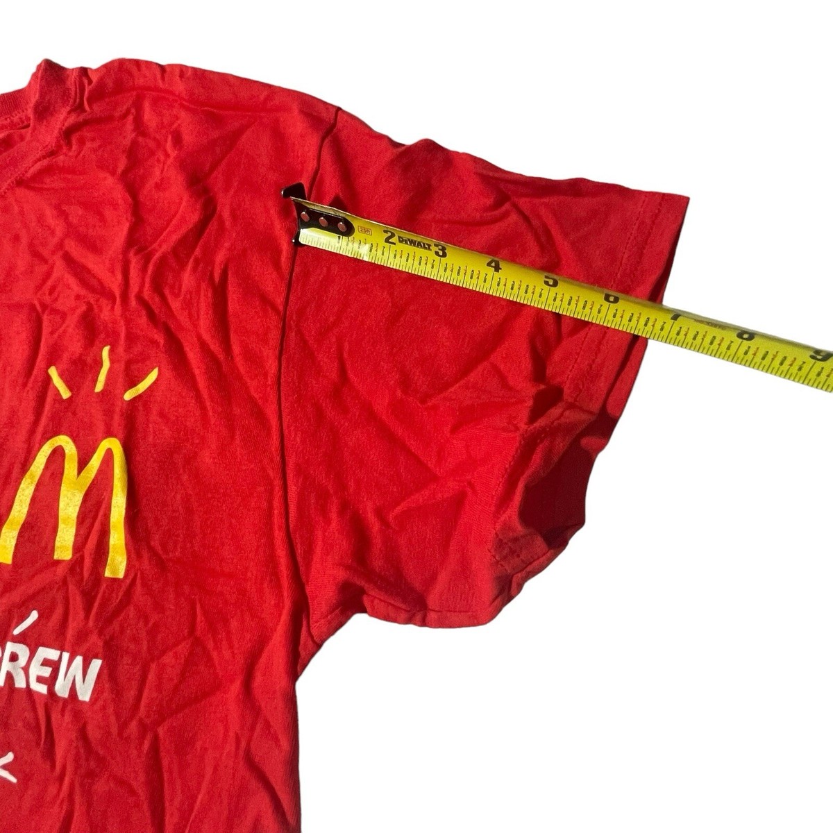 Travis Scott Authentic Cactus Jack Red McDonald's Crew Shirt