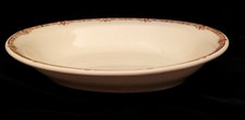 1954 STERLING CHINA ELITE PATTERN RESTAURANT WARE OVAL SERVING BOWL 11 3/4"