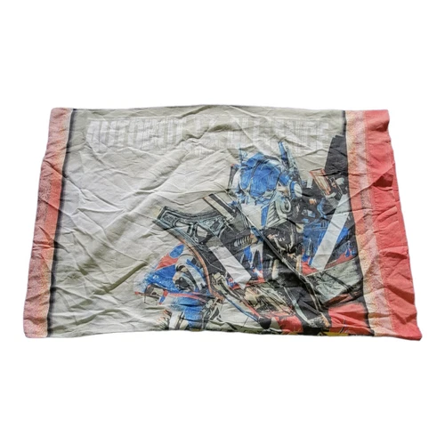 Vintage Hasbro Transformers Twin Bed Pillowcase Autobot Nuace Reversible Case