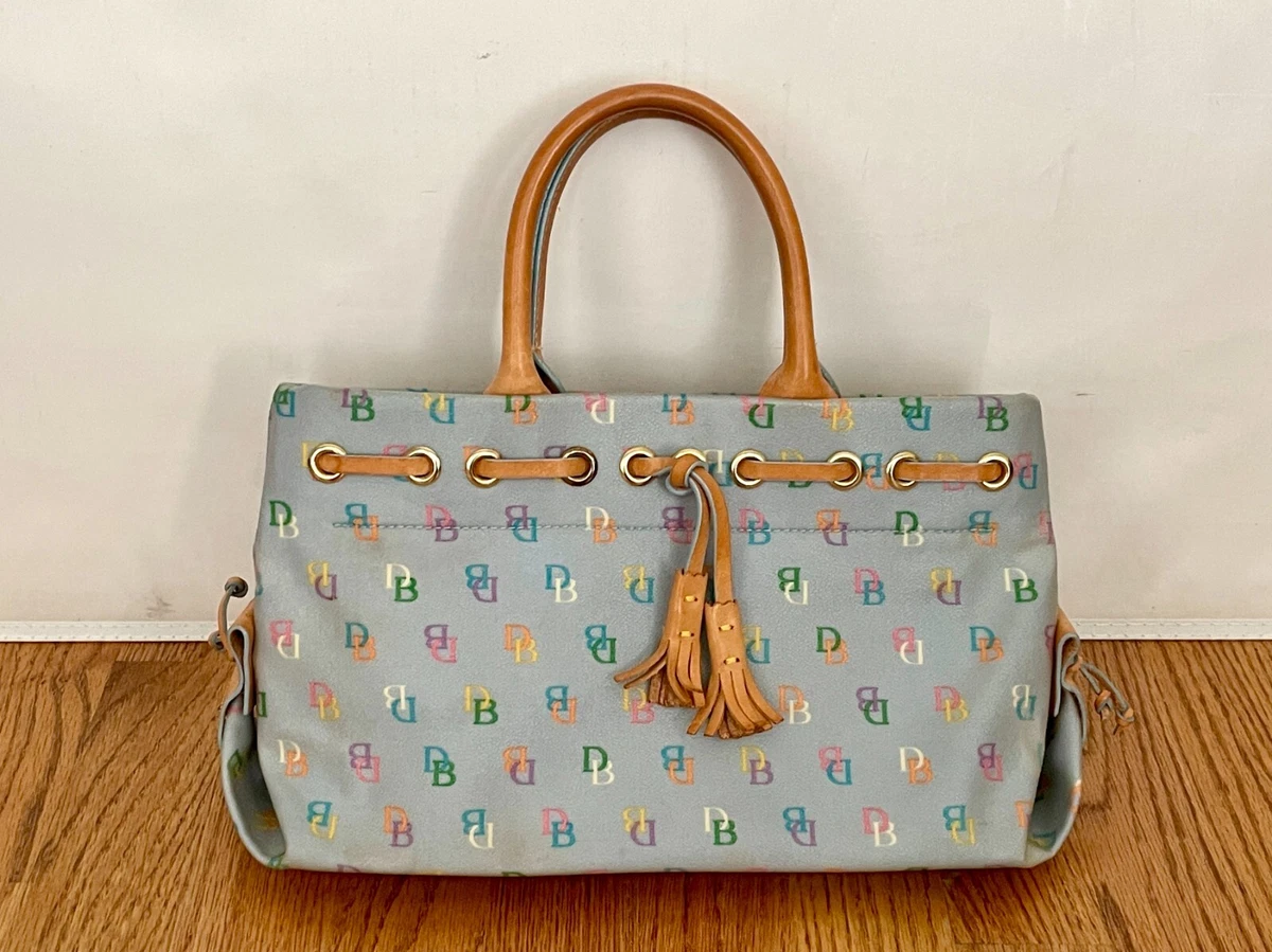 Dooney & Bourke Monogram Purse w/ Leather Trim