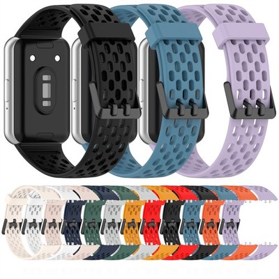 Silikon Armband mit Löchern Silikon Uhrenarmband Armband für Galaxy Fit3 R390