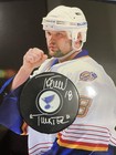 St. Louis BLUES Tony TWIST #18 Signed PUCK w/ “TWISTER“  Hologram COA from BKT — photo 3