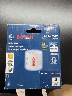 Bosch Bi-Metal M42 Cobalt Hole Saw 4 in (102mm) HBT400 MPN HBT400