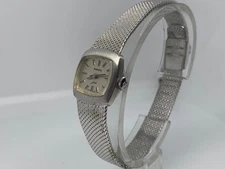 RADO Jade Wristwatch Ladies Vintage Hand Wind ETA Movement Silver Dial