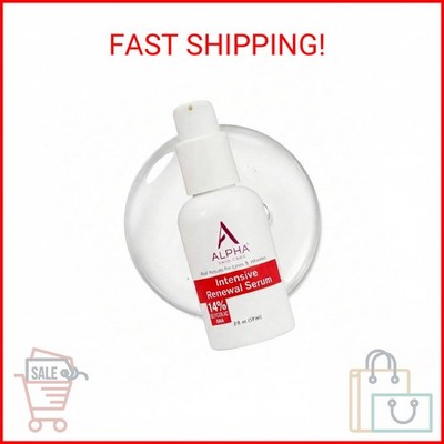 Alpha Skin Care Renewal Serum, 14% Glycolic AHA, Anti-Aging Formula, Reduces Lin