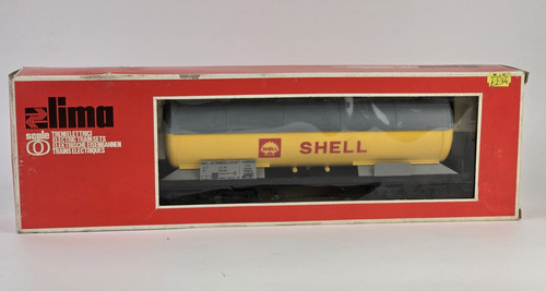 Lima Shell Tanker 2-Drehgestellwagen, verpackt Plastik Italien Spur O, Modell 6765, Vintage | Condition: Used
