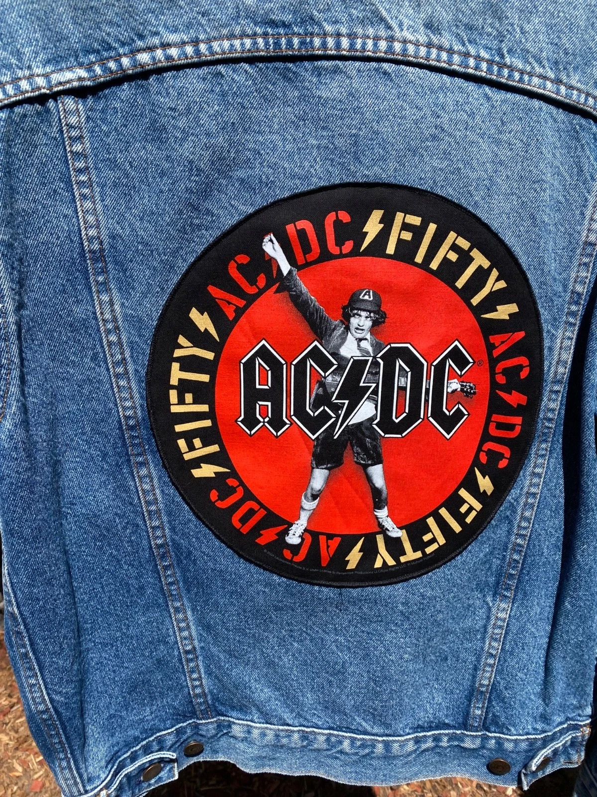 ACDC Levis 80's Denim Jacket Made In USA Large