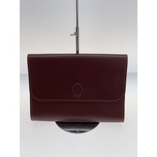 Cartier Clutch Bag Vintage Leather Purse Authentic